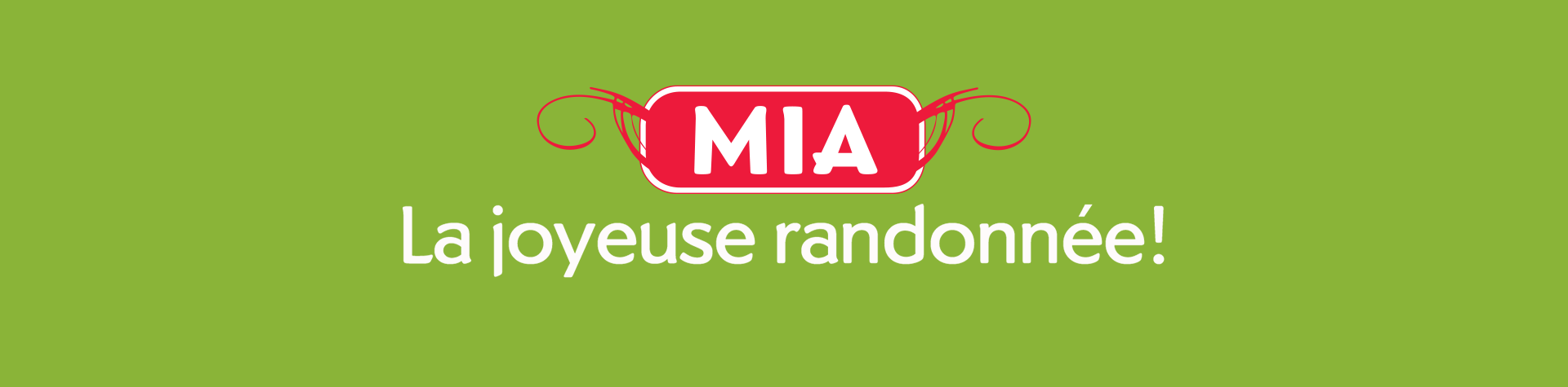 Logo Mia,  La joyeuse randonnée